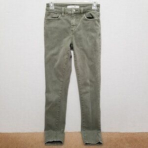 Joe's jeans 25 The Icon Skinny Ankle denim stretch mid rise Dried Basil